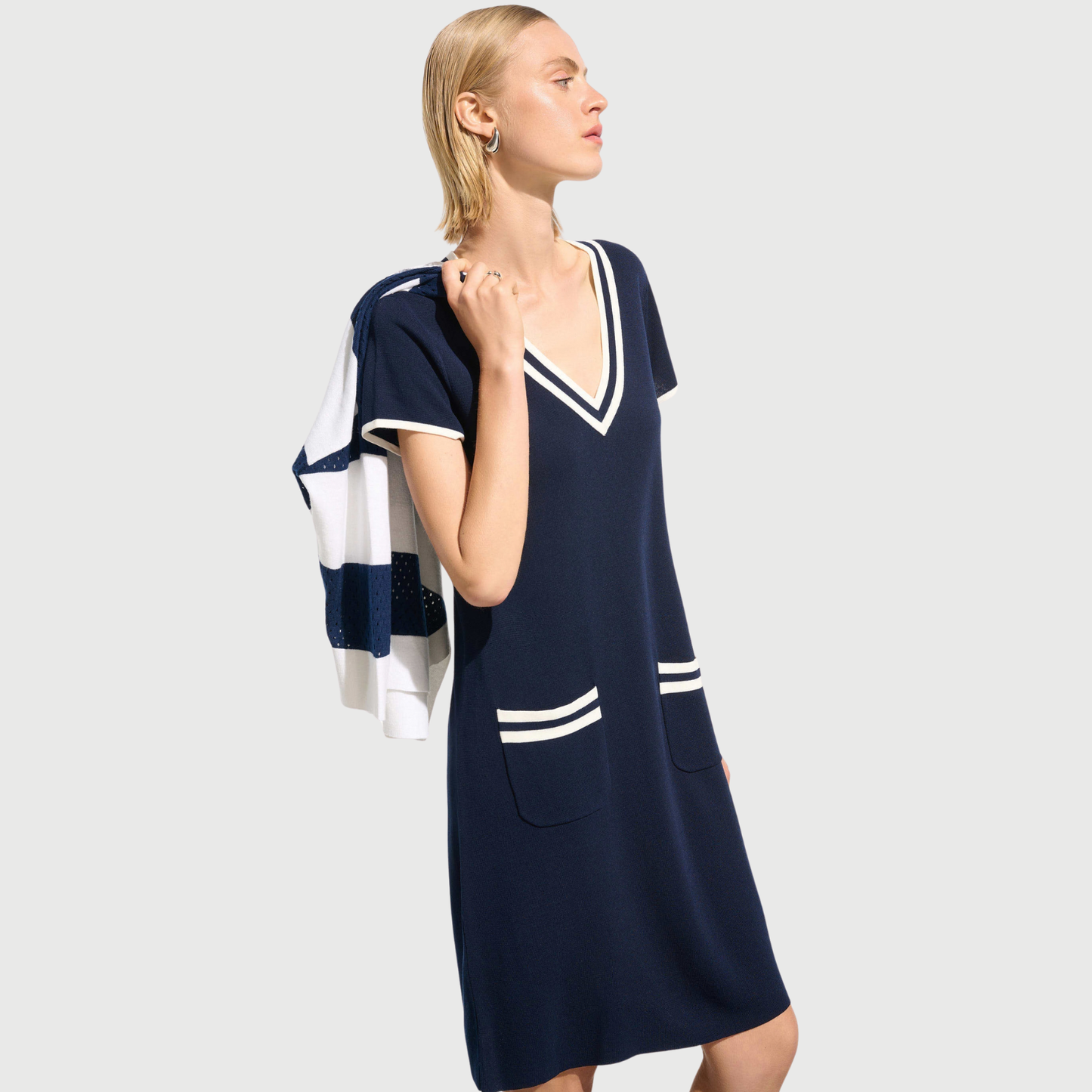 Women's lightweight sweater dress for spring