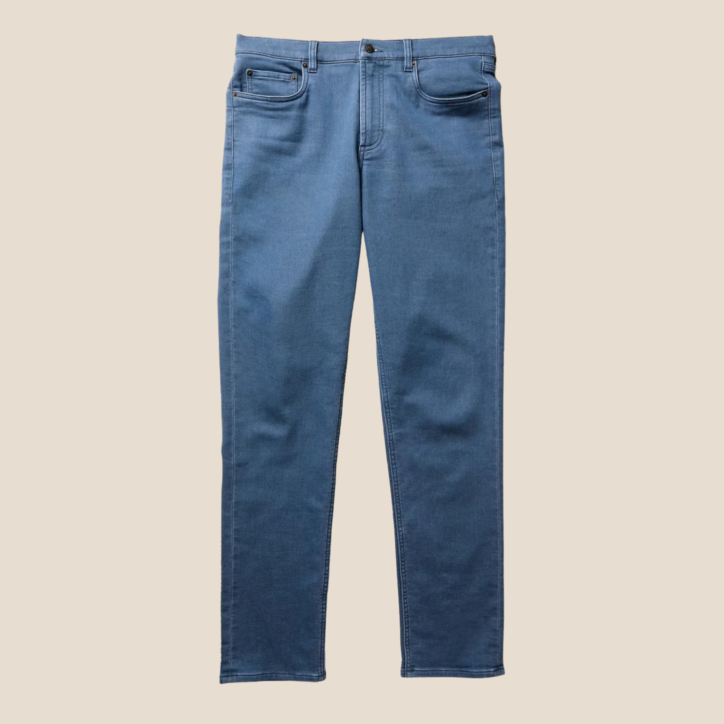 Faherty Stretch Terry 5-Pocket Pant in Pacific Tides