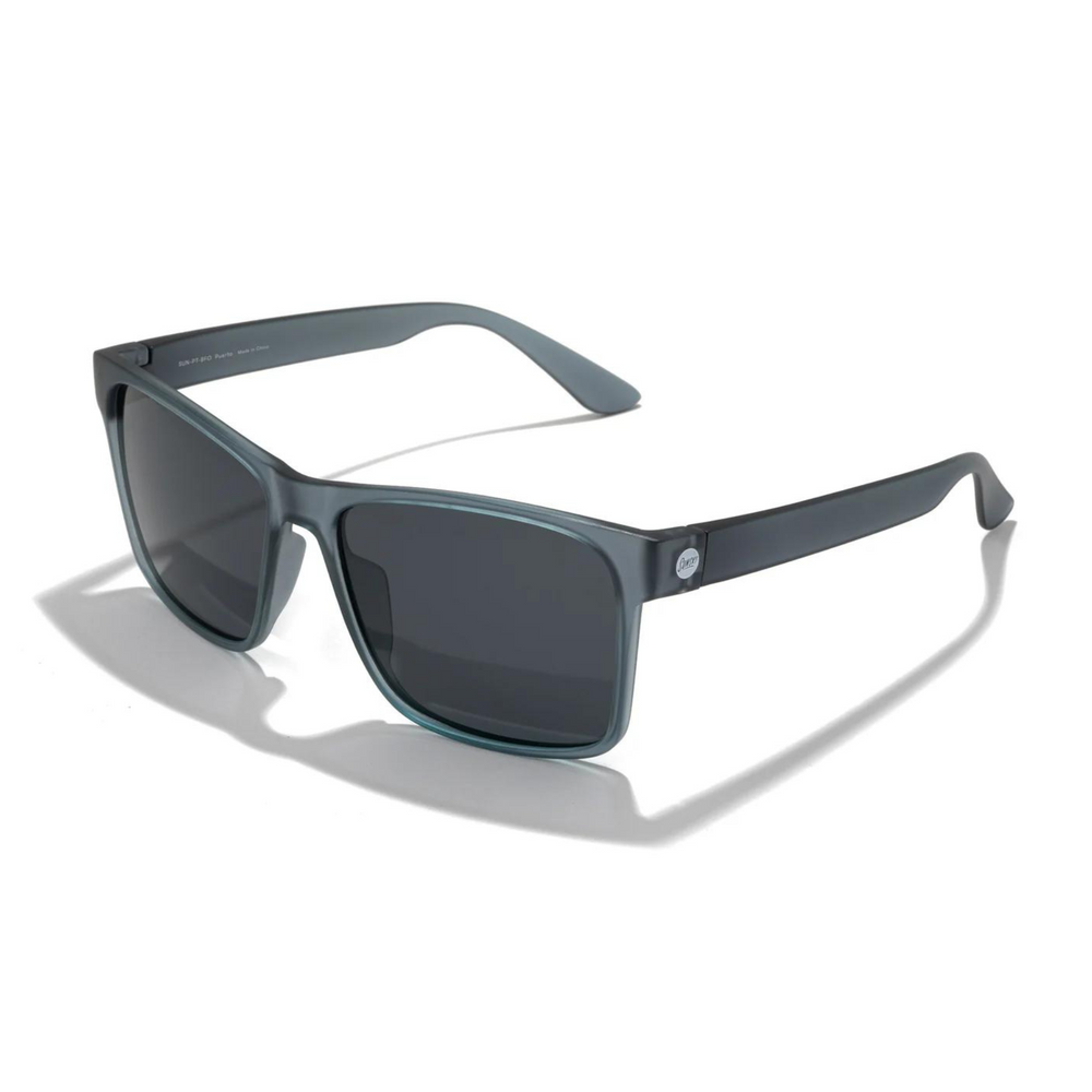 Side view of the Navy Slate Puerto Sunglasses by Sunski