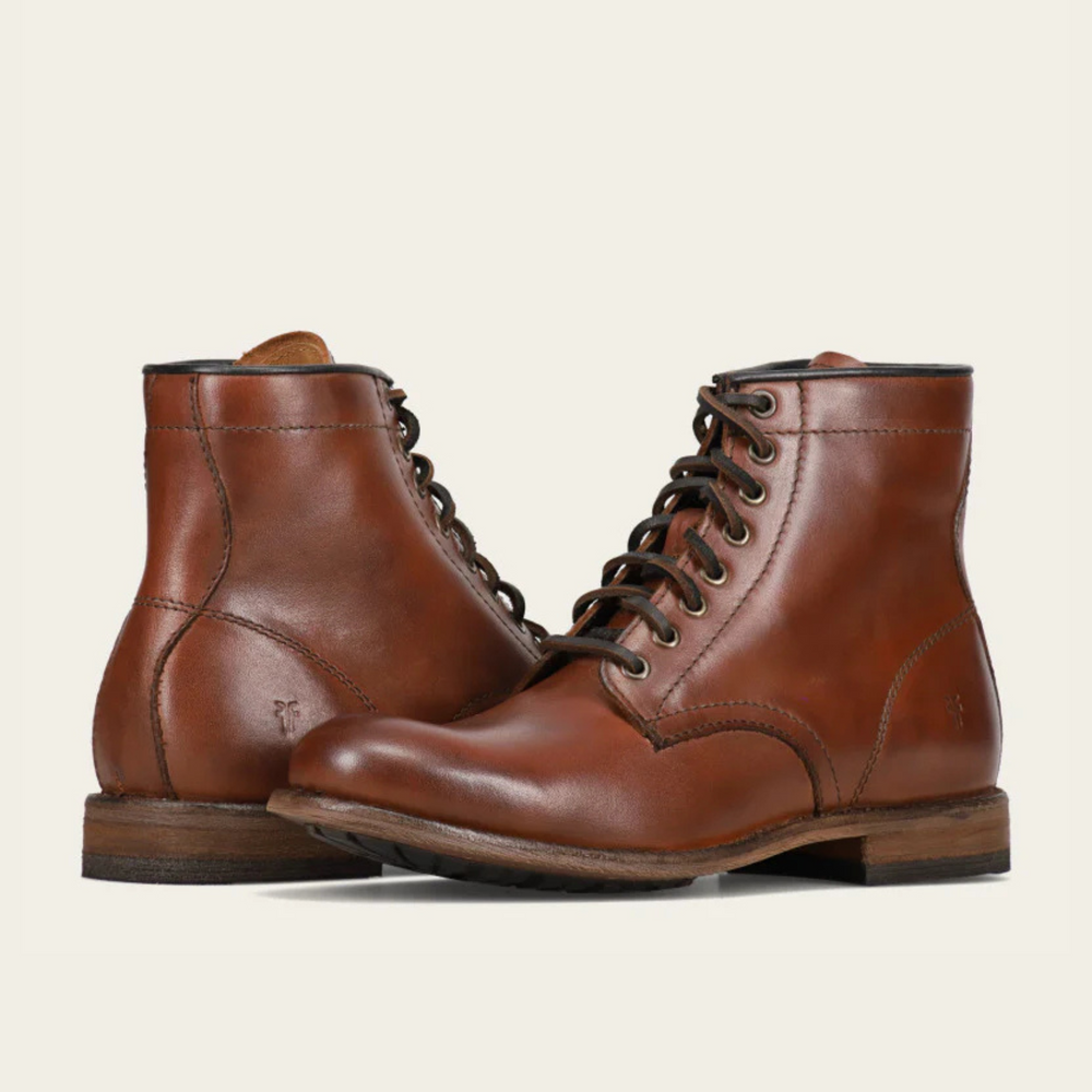 
                      
                        These lace up men's boots combine superior comfort and craftsmanship for you to enjoy for seasons to come. Find your pair at Harbour Thread in Burlington, VT. 
                      
                    