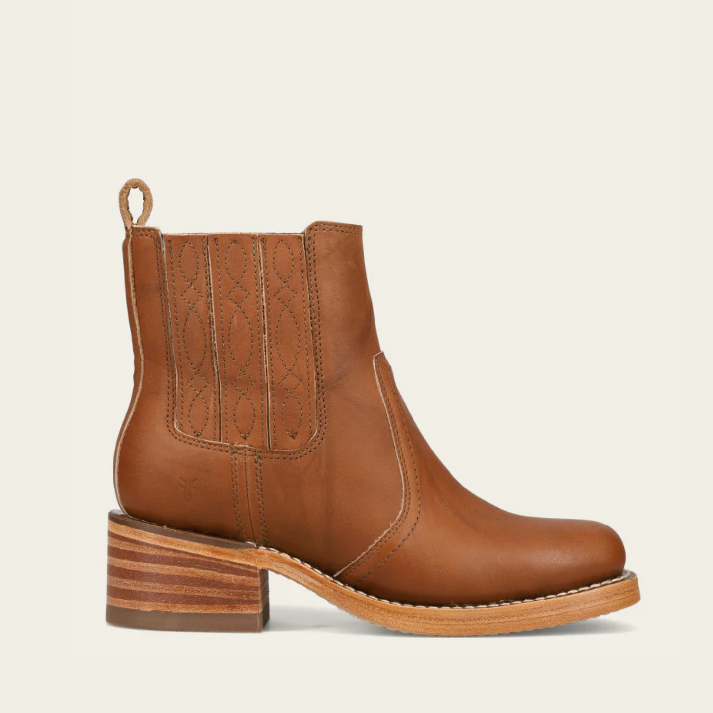 Women's brown leather chelsea boot from Frye