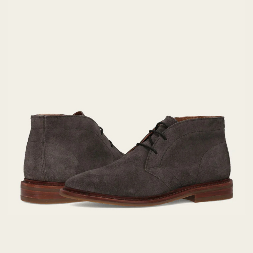 Men's dark grey suede shoe from FRYE