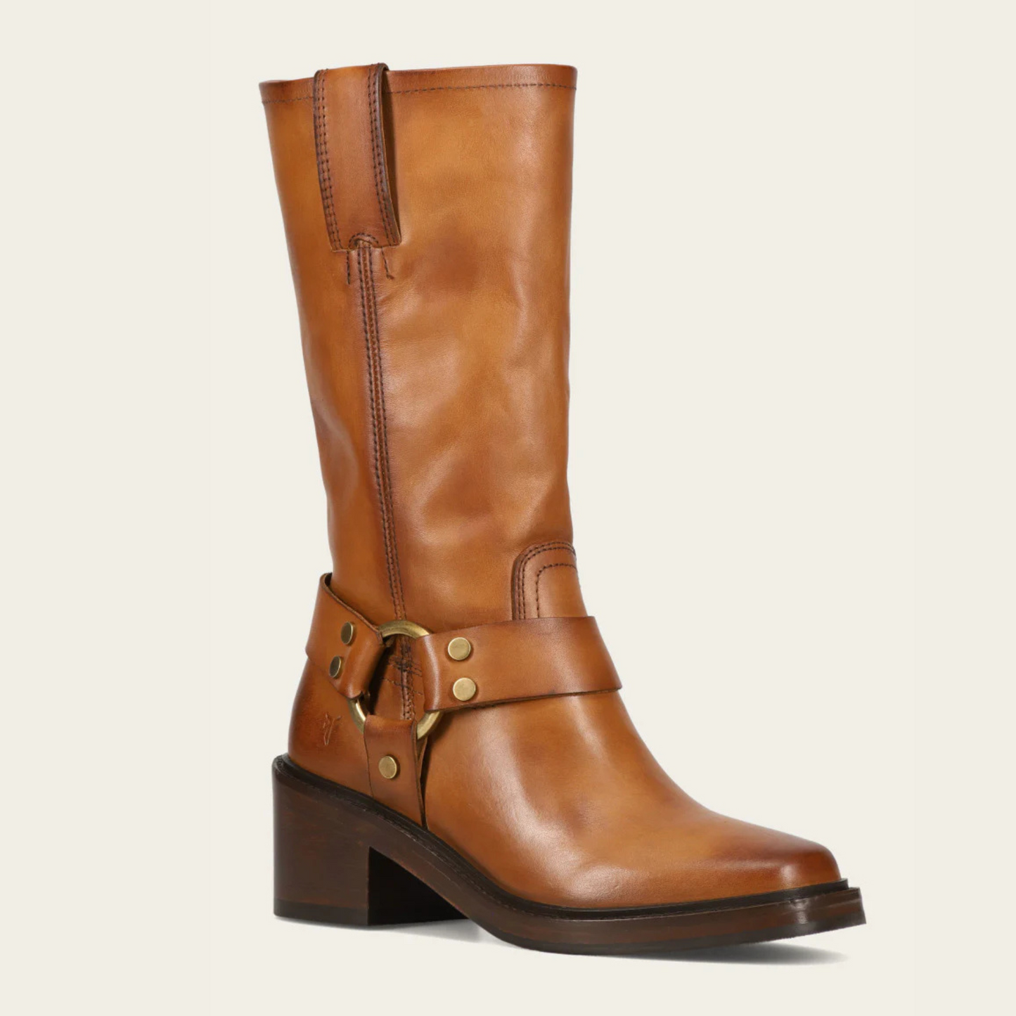 The FRYE Kate Harness women's boot in the color Bark