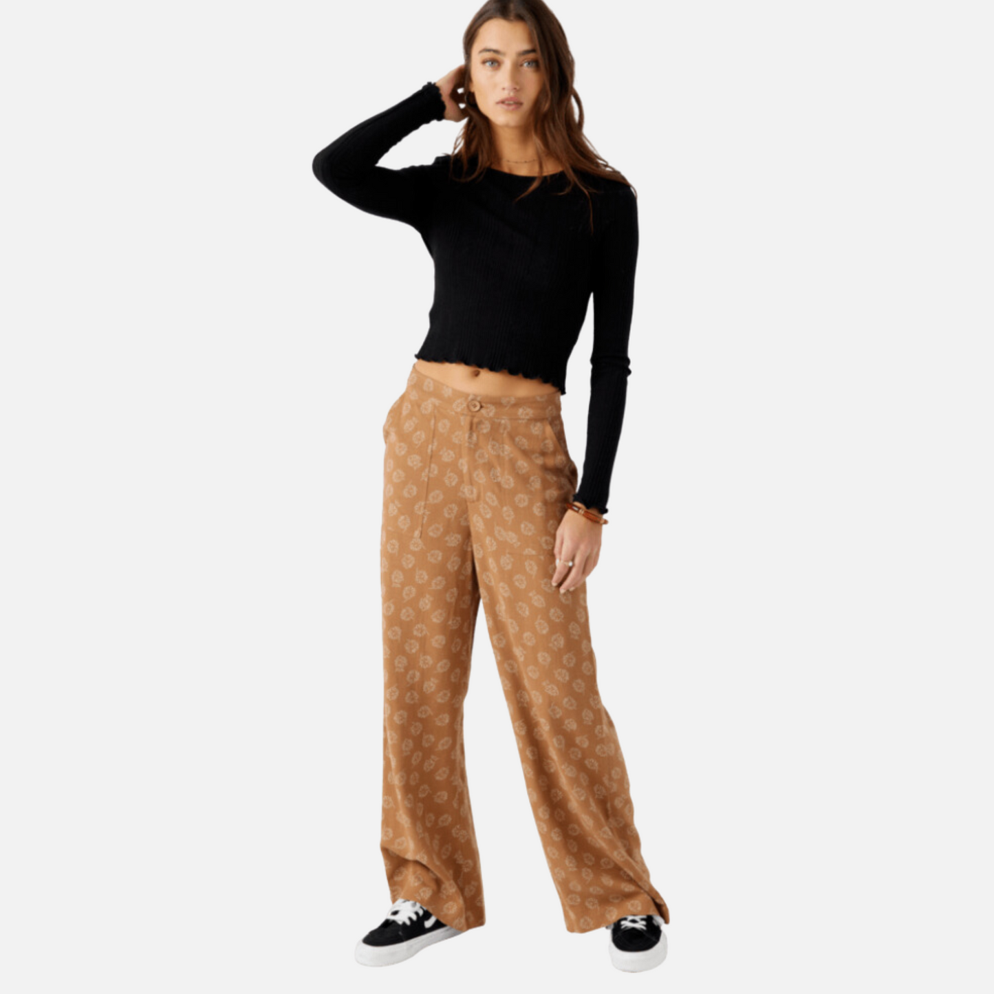 The Rylan Velley Floral Wide Leg Pants by O'Neill