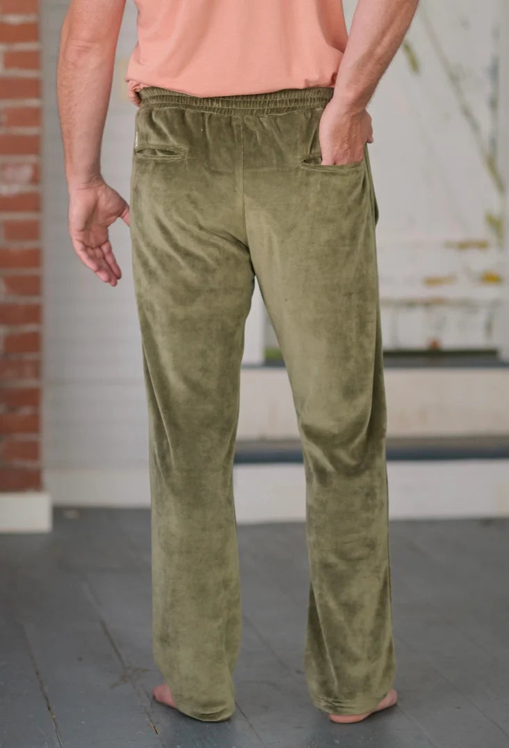 One World Brothers Shaken Not Stirred Velvet Pants