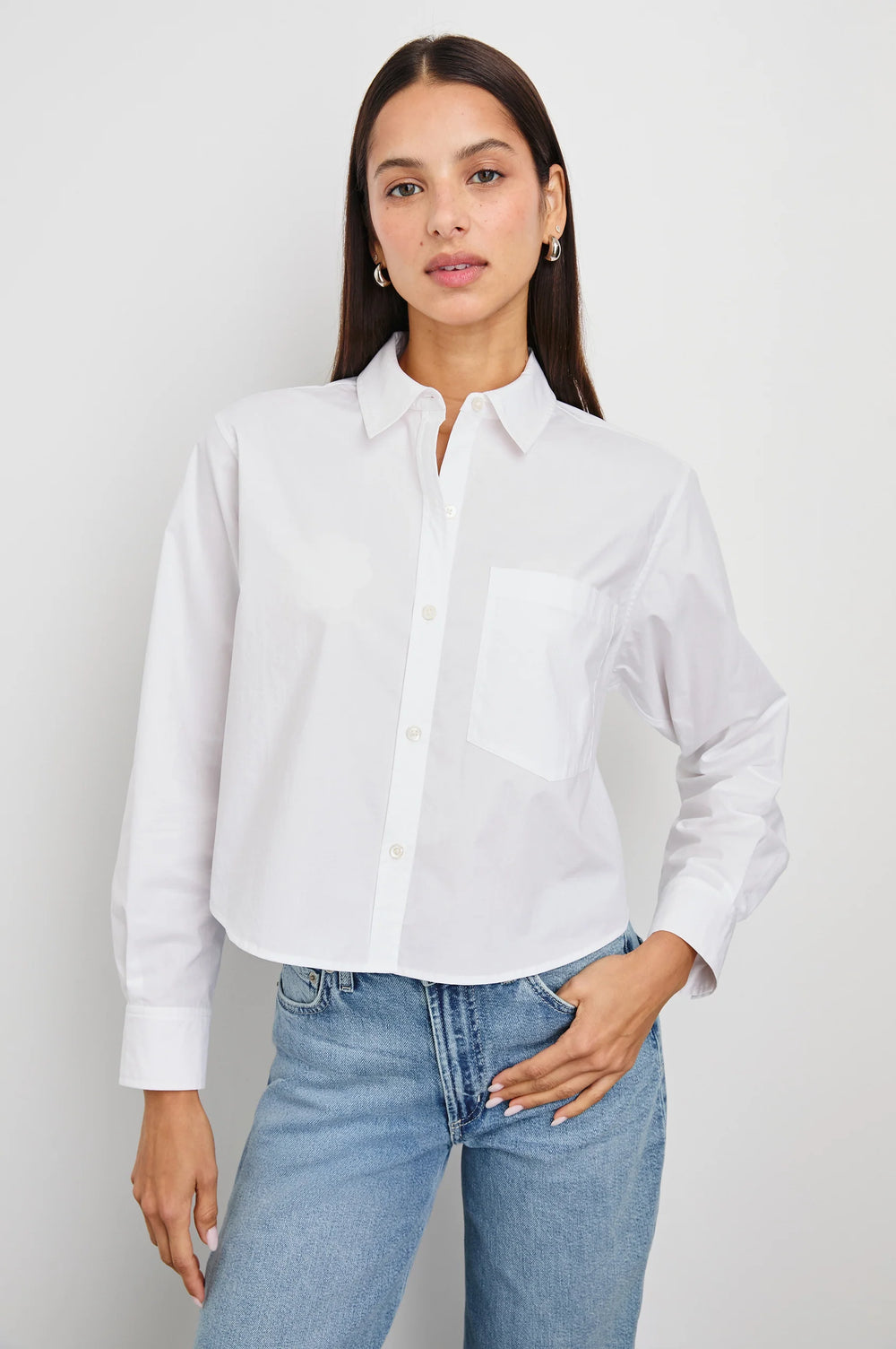 The Rails Ramy Shirt is available in the color White at Harbour Thread boutique in St. Pete, FL. 