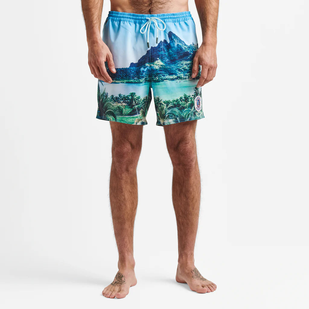 Roark Shorey Boardshorts 16" - Hinano Sun God Light Blue