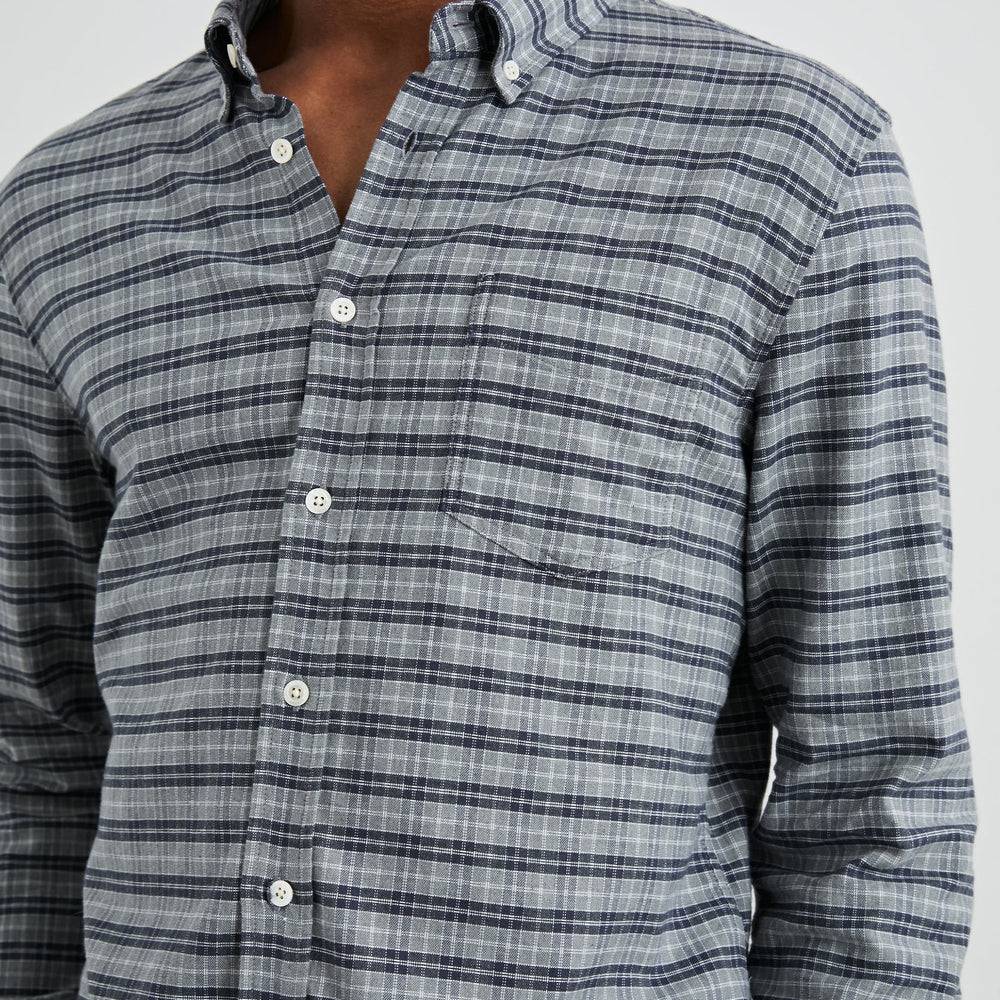 
                      
                        Front design detail on the Reid Button Down Shirt by Rails
                      
                    