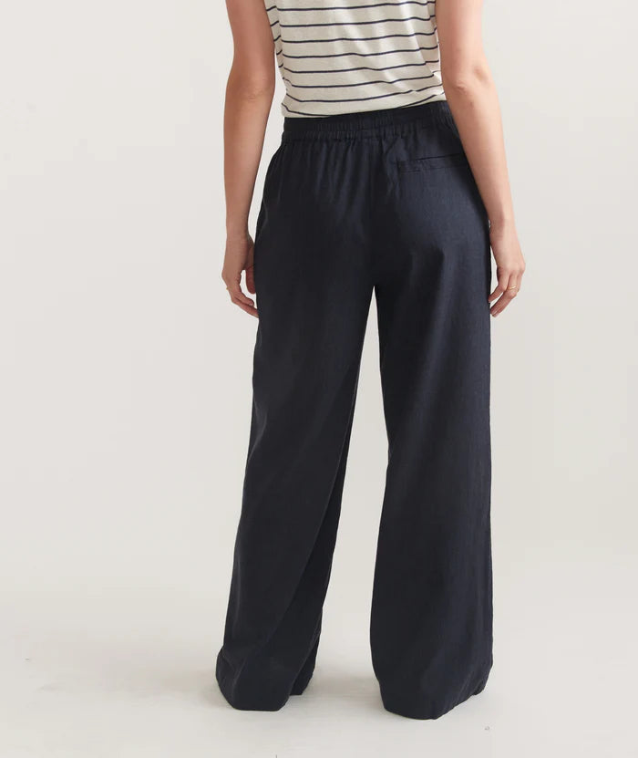 
                      
                        Back view of the India Ink Allison Hemp Trouser by Marine Layer
                      
                    