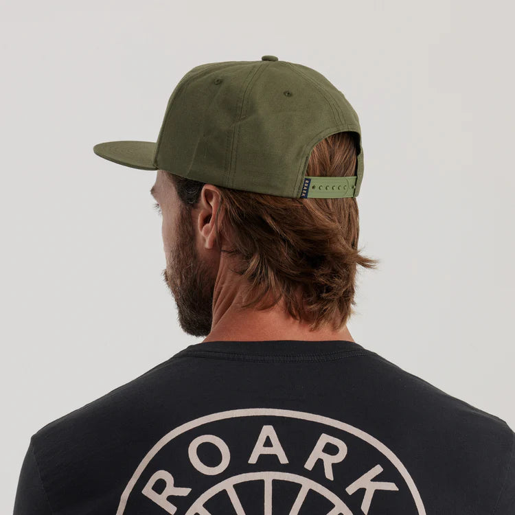 
                      
                        Back view of the Provision Green Station Snapback Hat by Roark
                      
                    