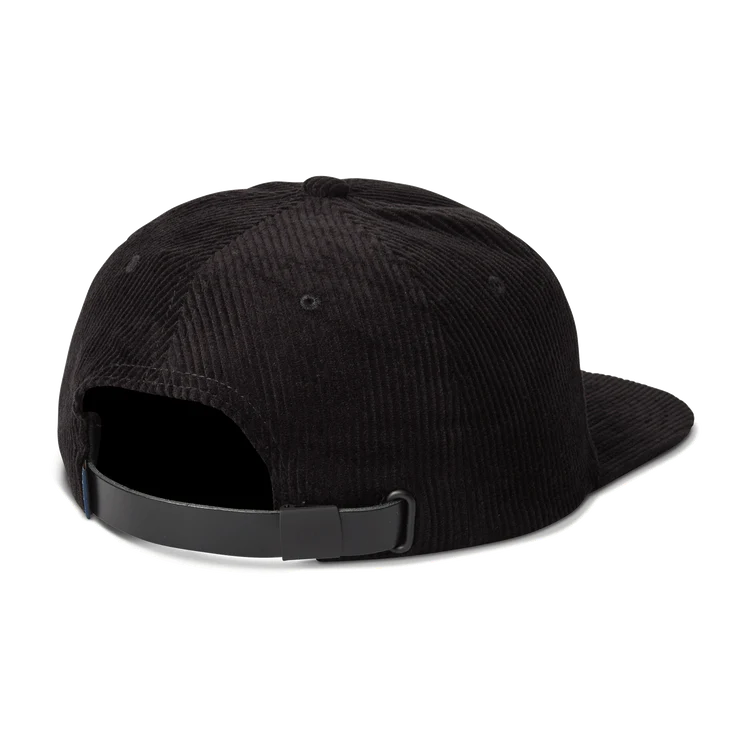 
                      
                        Back view of the Black Wolf Campover Strapback Hat by Roark
                      
                    