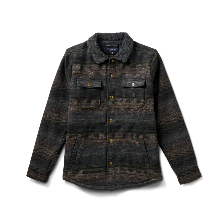 The Military Stripes Hebrides Fleece Lined Jacket by Roark