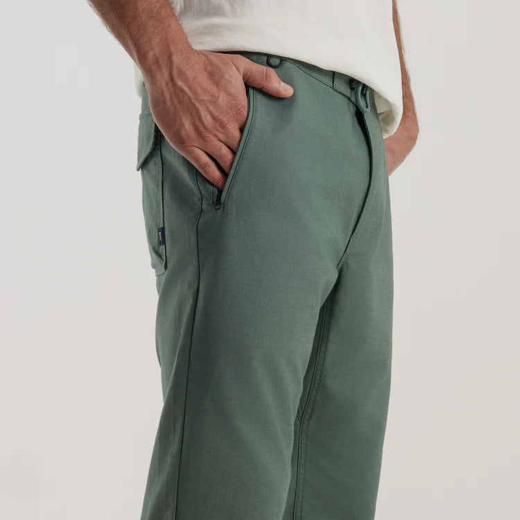 
                      
                        Side pocket details on the Tundra Layover Traveler Pants by Roark
                      
                    