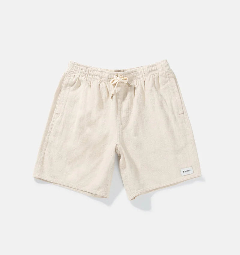 Now at Harbour Thread,  these textured linen cotton blend men's shorts from Rhythm offer uncomplicated style — a perfect, everyday go-to.