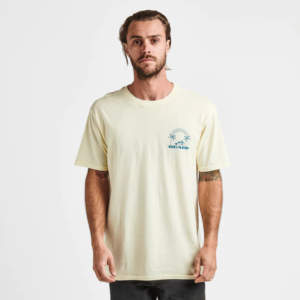 Roark Paradise Mineral Wash Premium Tee - Yellow