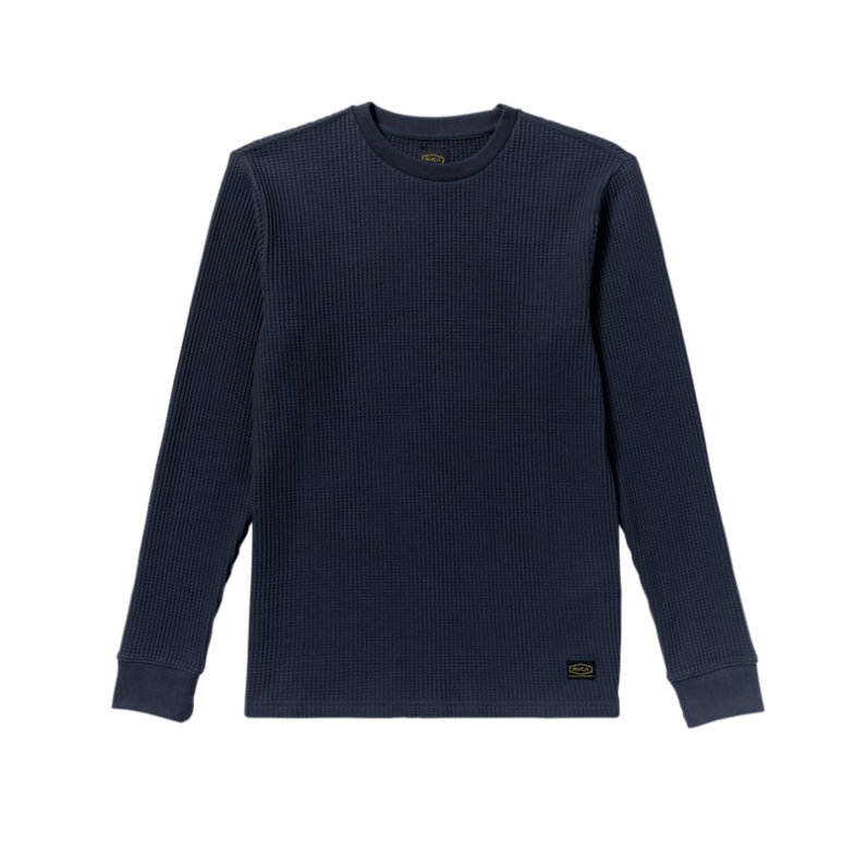 RVCA Men's Dayshift Long Sleeve Thermal in Moody Blue