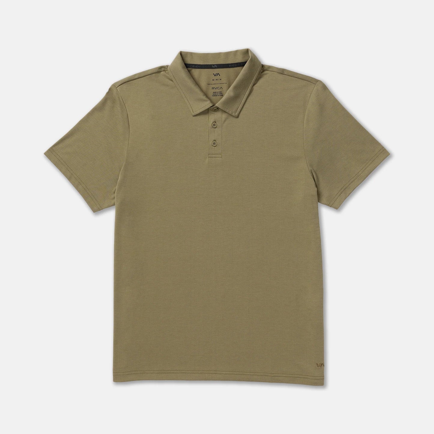 RVCA Balance Polo in Covert Green