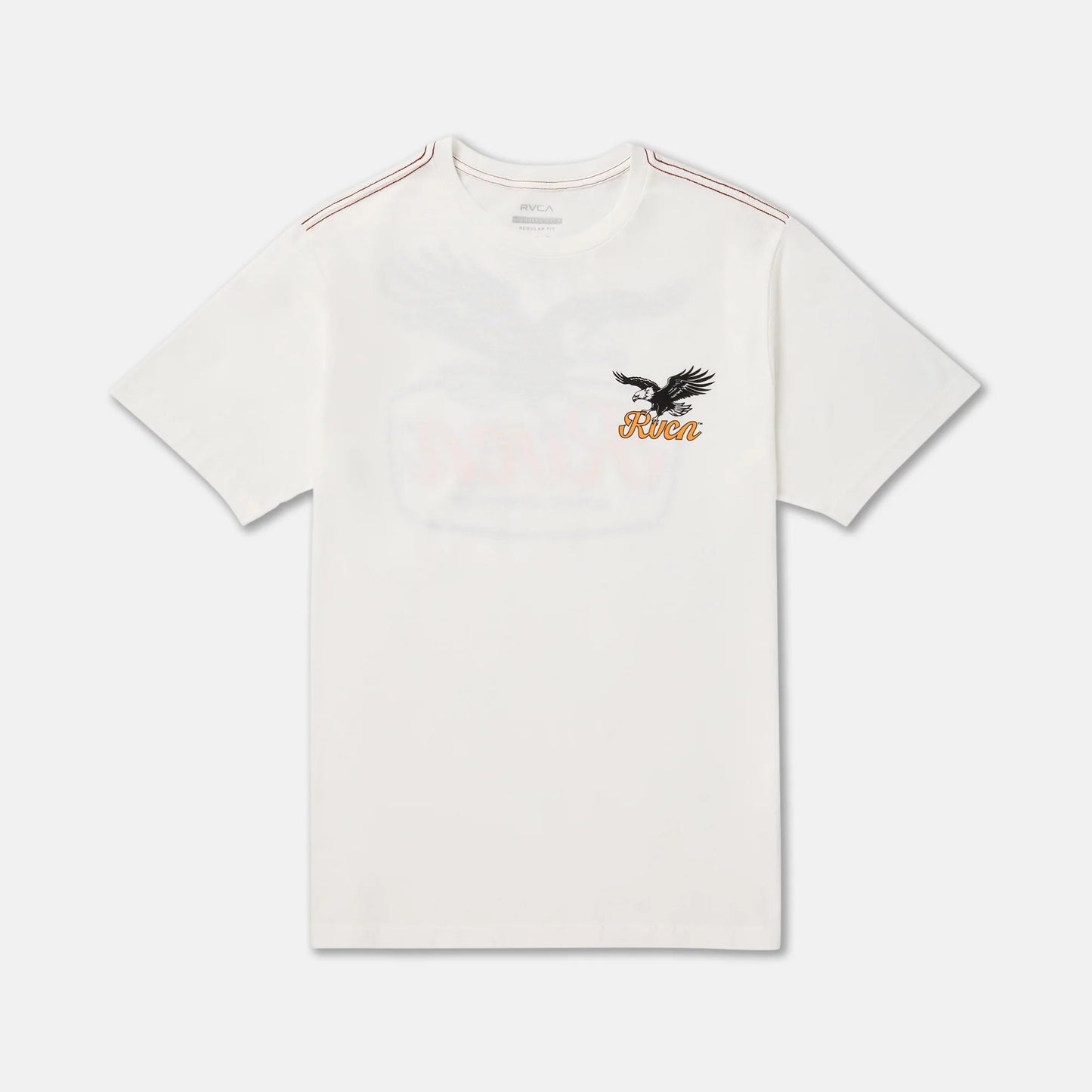 RVCA On Wings Short Sleeve Tee in Antique White