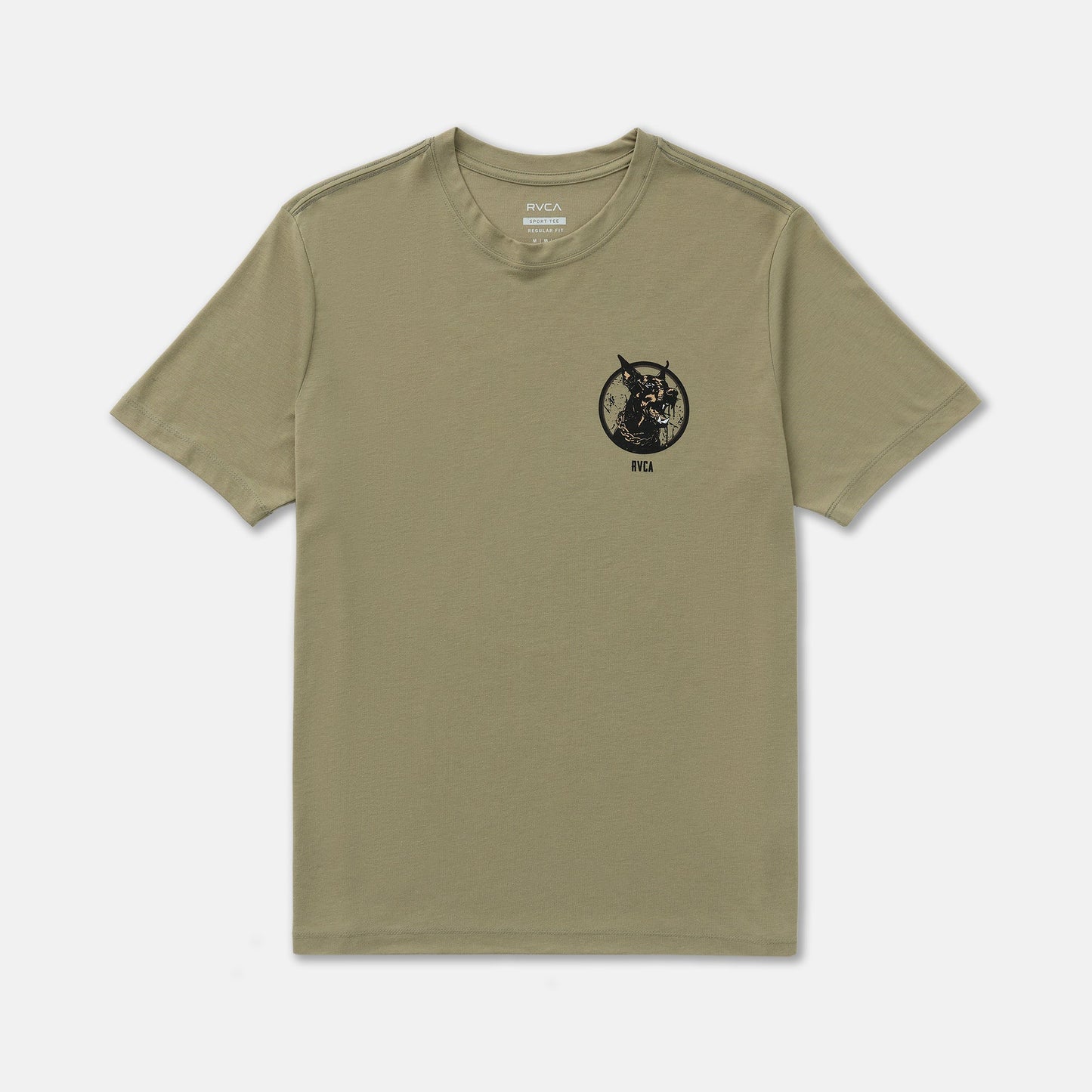 RVCA Chaos Short Sleeve Tee in Covert Green