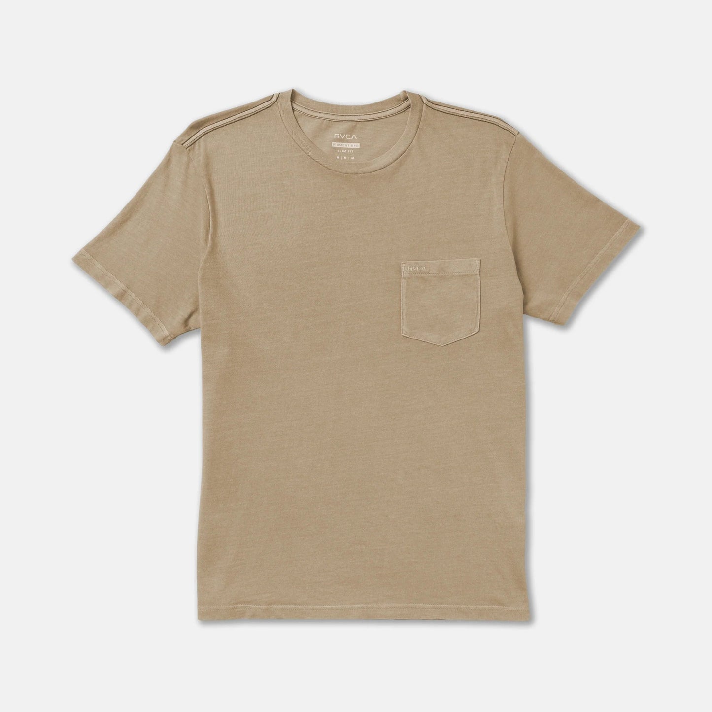 RVCA PTC 2 Pigment Short Sleeve Tee in Coyote