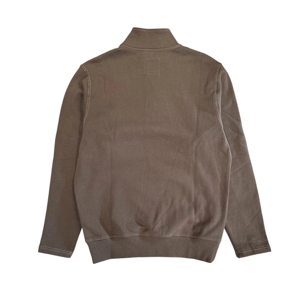 Back view of the Chainmail Pullover in the color Chocolate by the brand RVCA