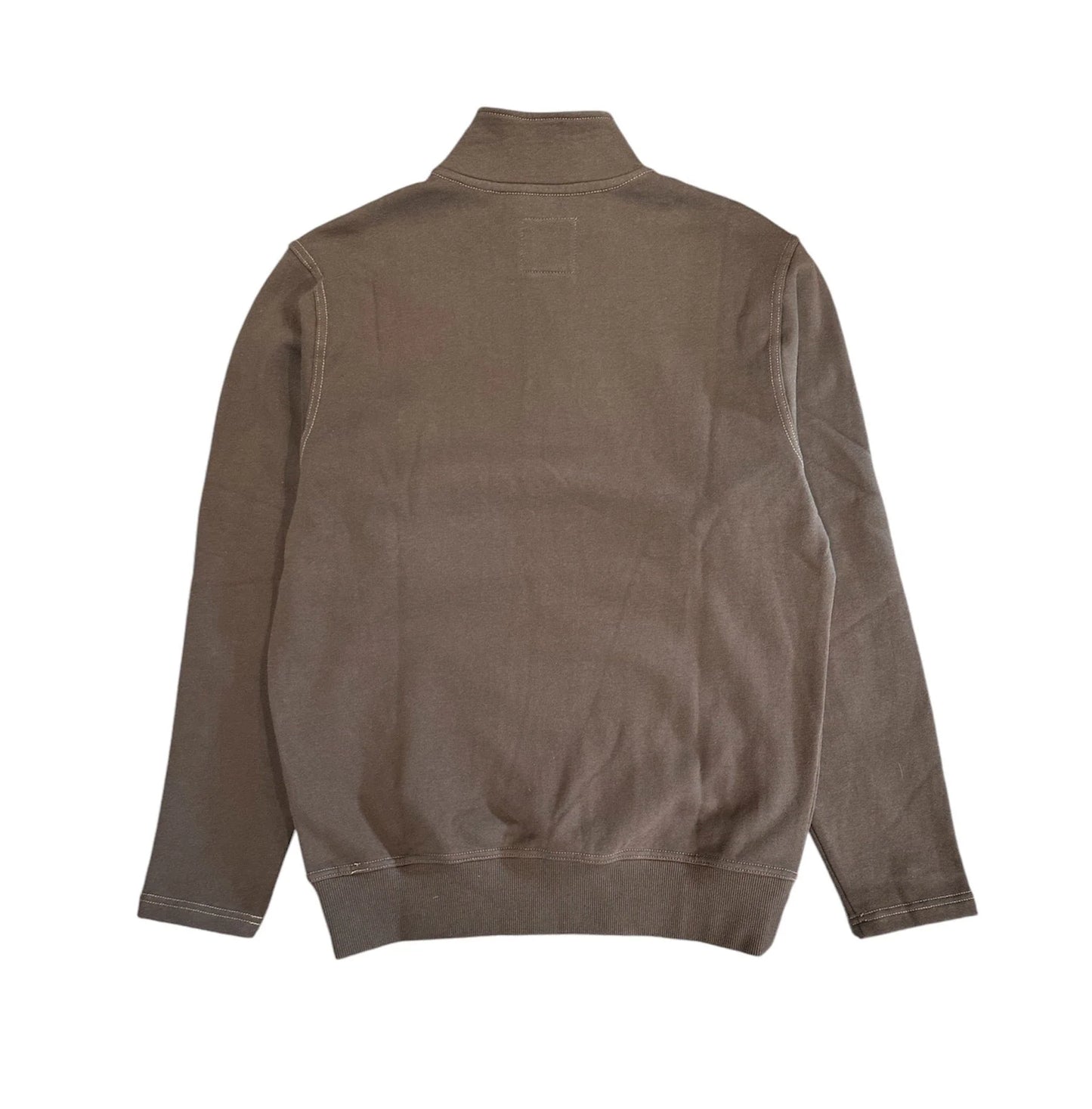 Back view of the Chainmail Pullover in the color Chocolate by the brand RVCA