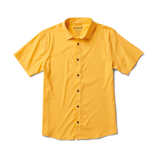 Roark Bless Up Breathable Stretch Shirt - Gold