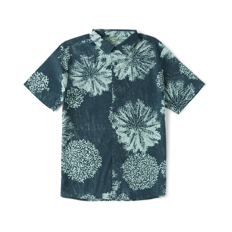 Roark Bless Up Breathable Stretch Shirt in Navy Pukpulko