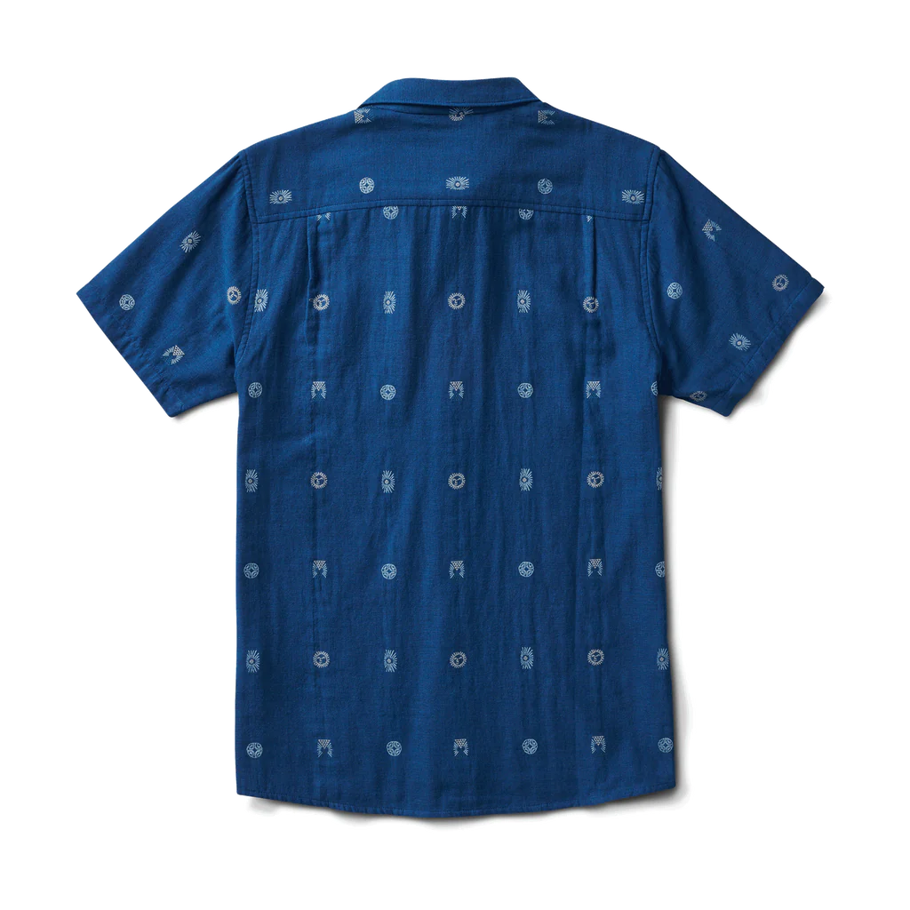 Roark Journey Button Down Shirt - Sunburst Dobby Indigo