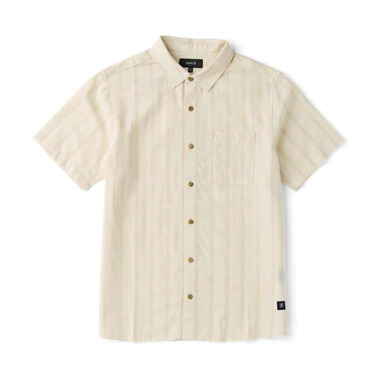 Roark Crosswinds Button Up Shirt in Unbleached