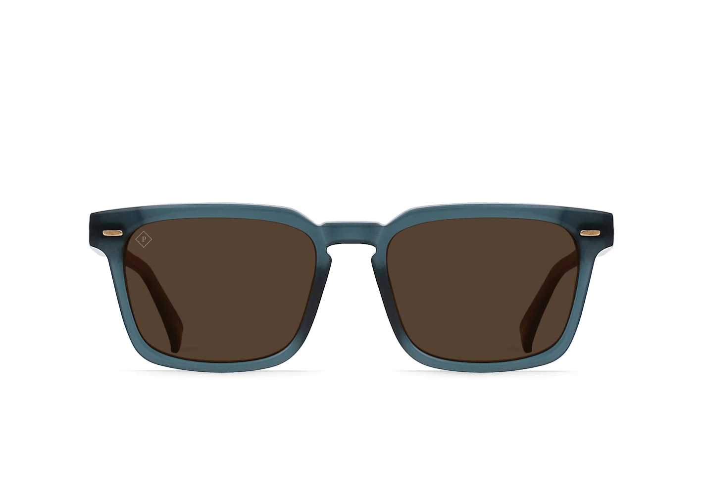 RAEN's Adin Men's Square Sunglasses with Cirus frames and Vibrant Brown Polarized lenses