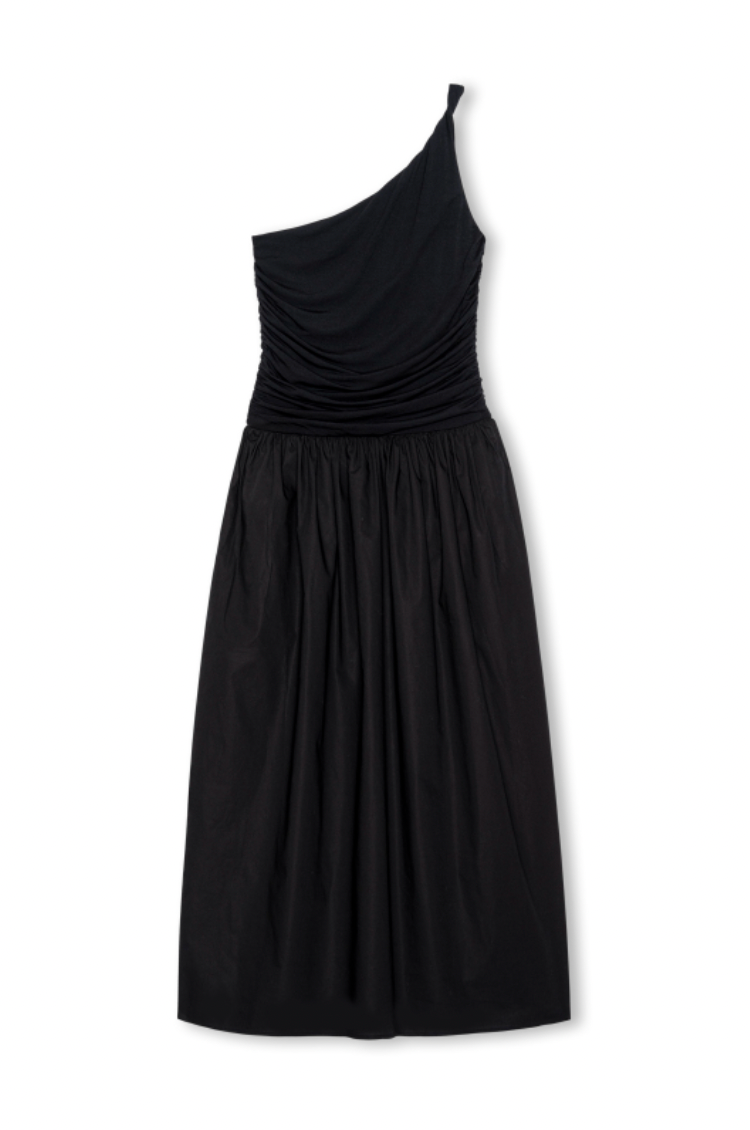 rails black one shoulder dress Rails Selani Dress S / Black