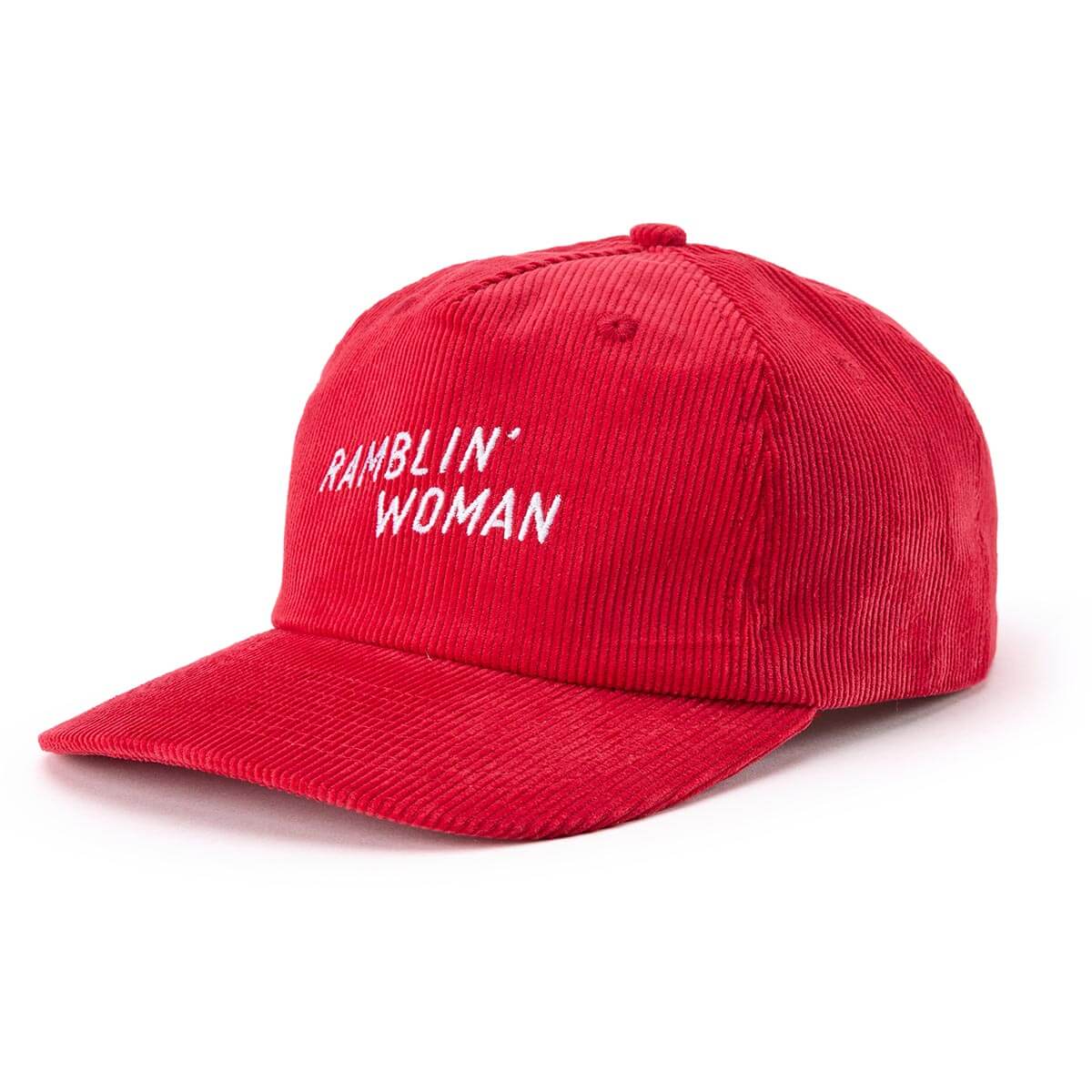 Seager Ramblin' Woman Red Corduroy Snapback