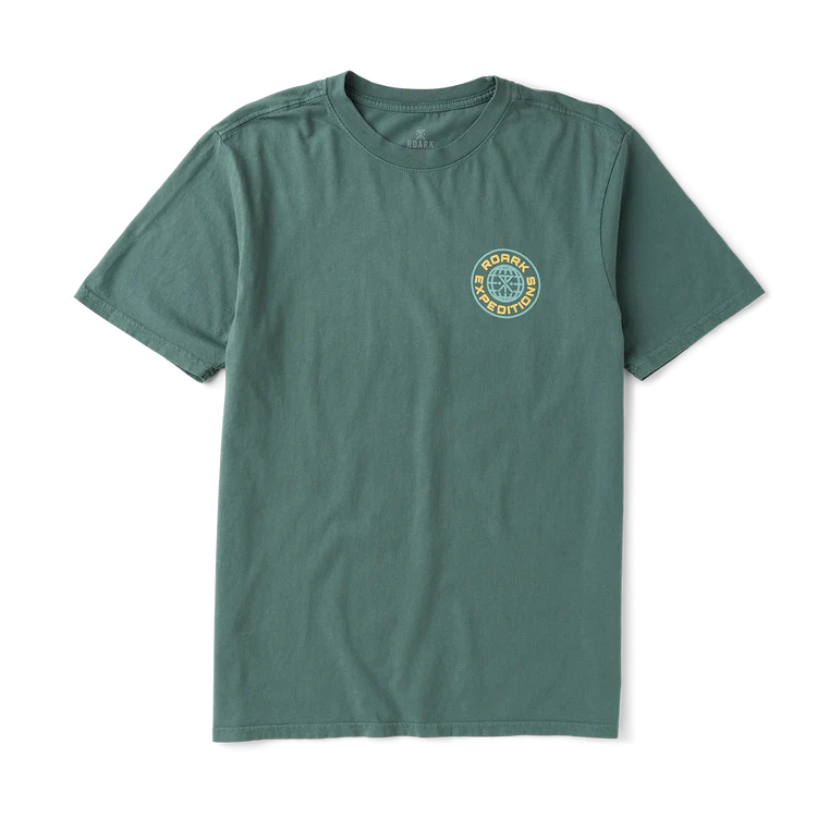Roark Goin Global Premium Tee in Slate Green