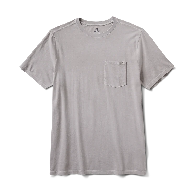 Roark Made To Fade Short Sleeve Tee in Washed Grey