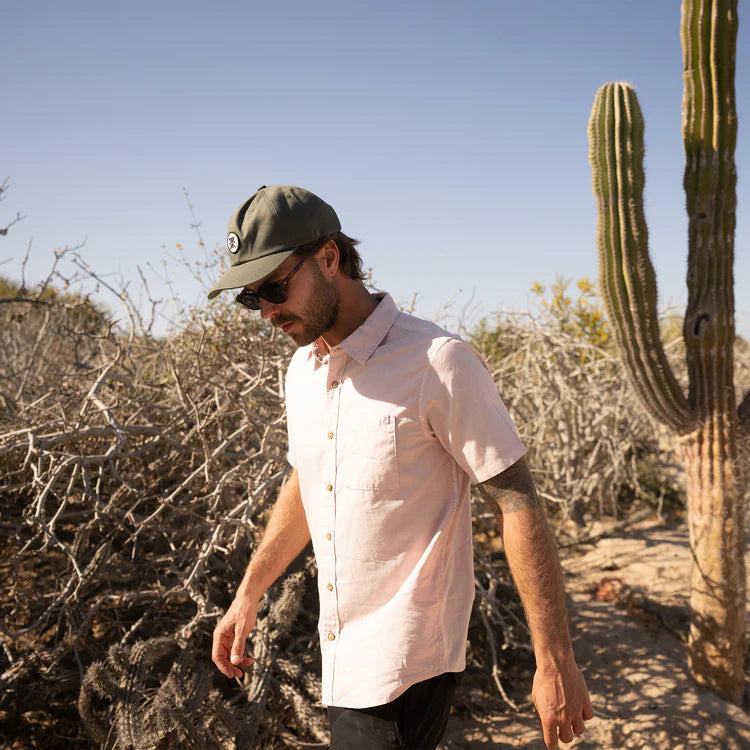 The Roark Made To Fade Short Sleeve Button Up Shirt at Harbour Thread offers a classic, breathable fit for your everyday adventures.
