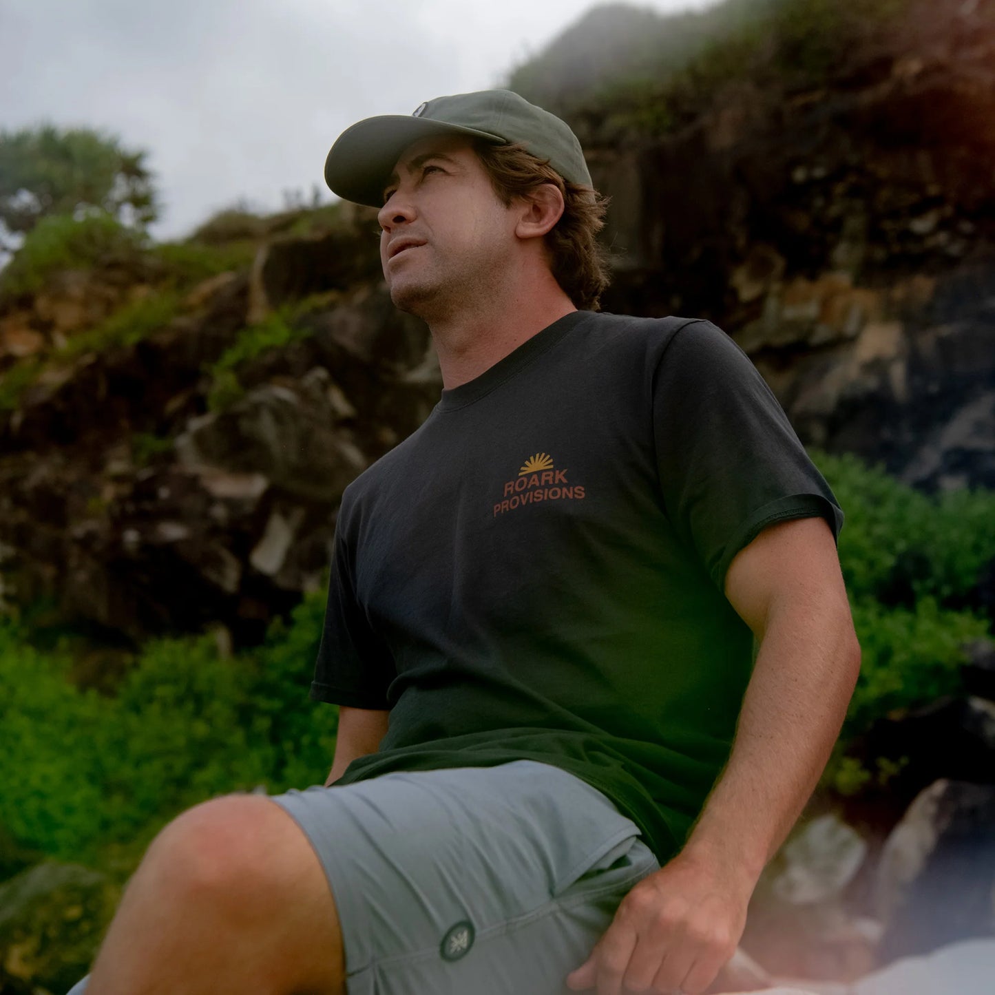 Shop the Roark Provisions Premium Tee at Harbour Thread in Burlington, VT for effortless, adventure-ready summer style. 