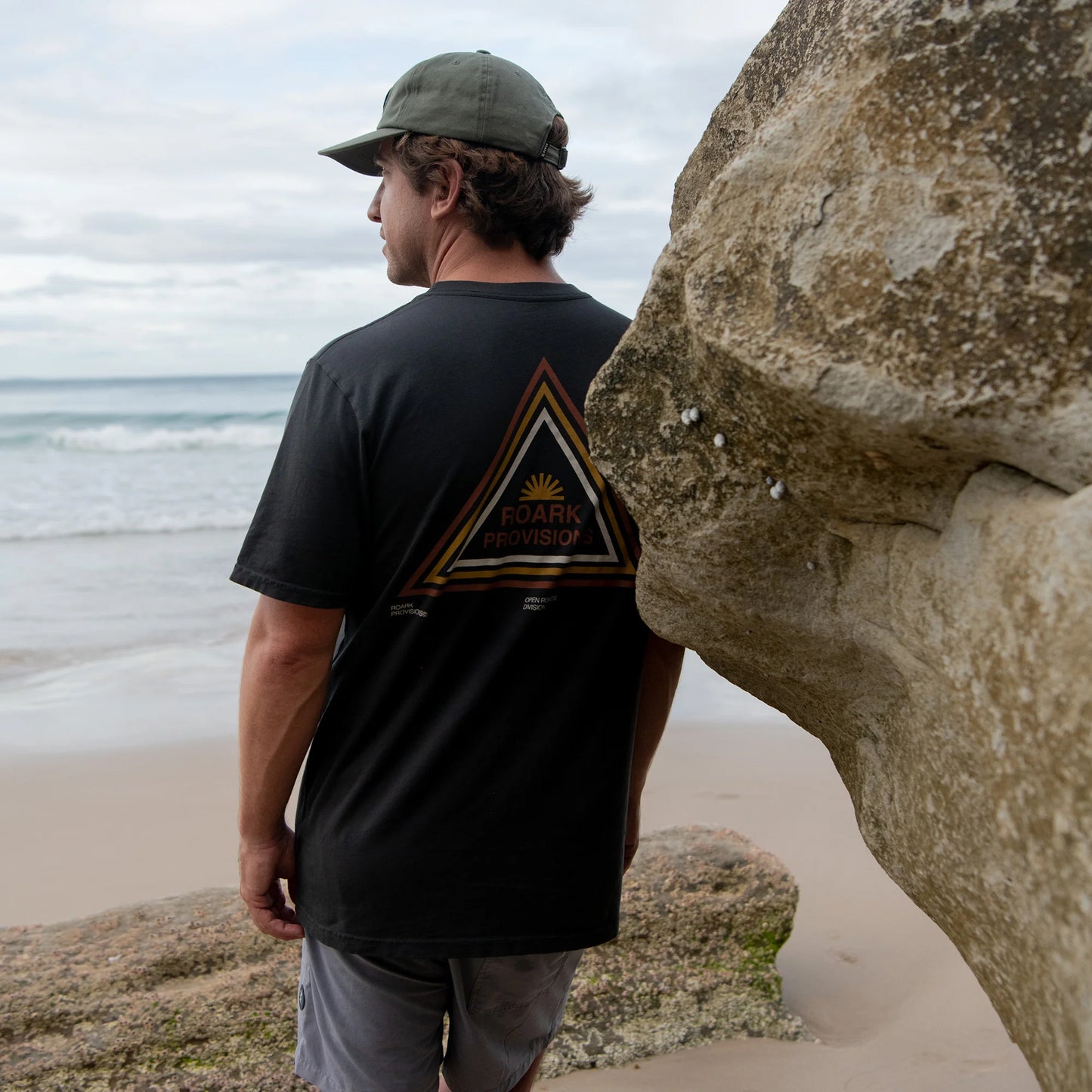 The Roark Provisions Premium Tee offers a premium short sleeve fit that's garment dyed