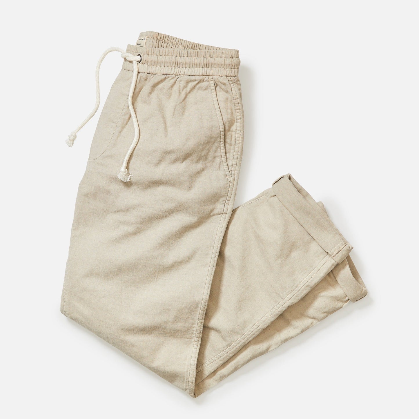 Marine Layer Men's Saturday Stretch Beach Pant in Fog, available at Harbour Thread men's store in Burlington, VT