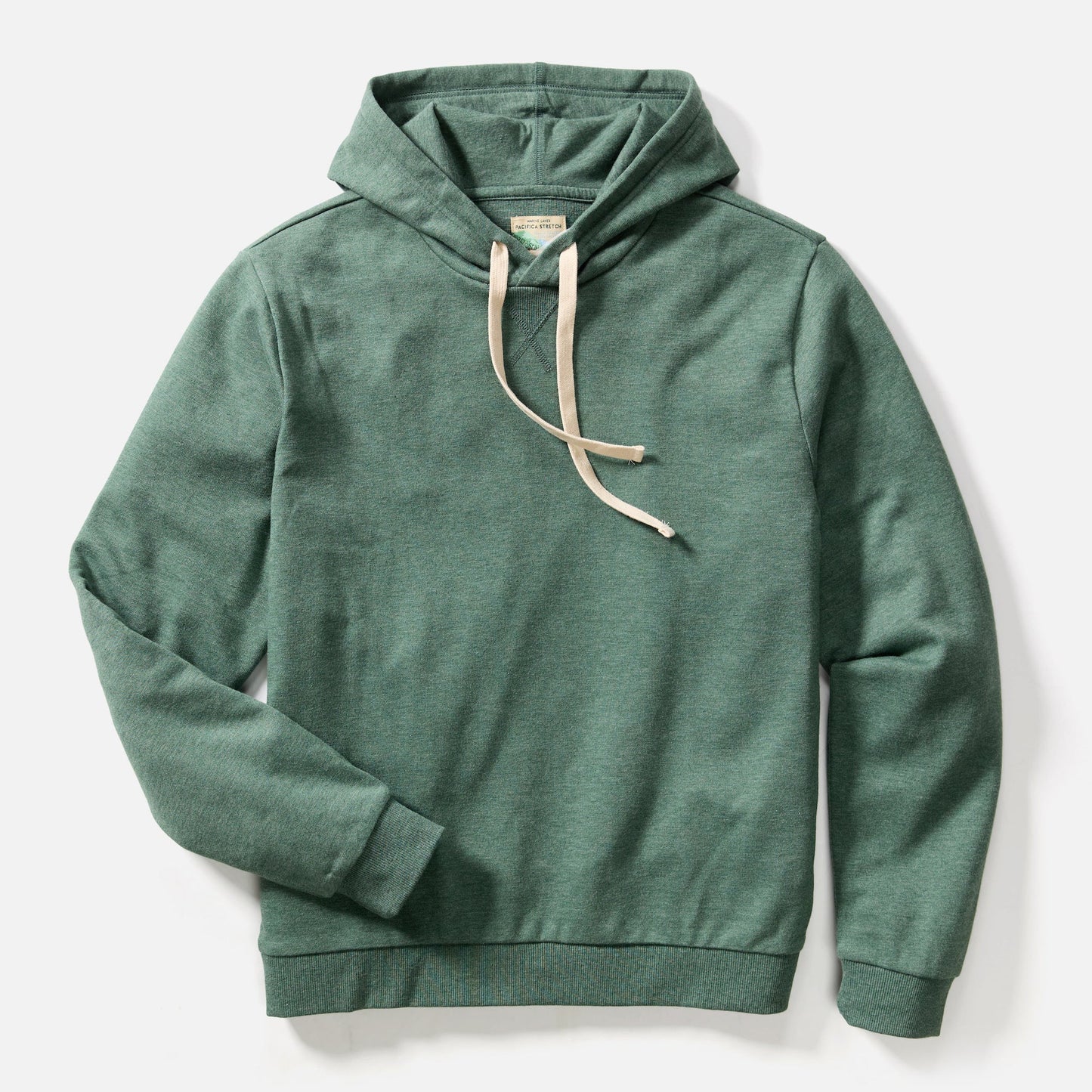 Marine Layer Pacifica Stretch Hoodie in Forest Green