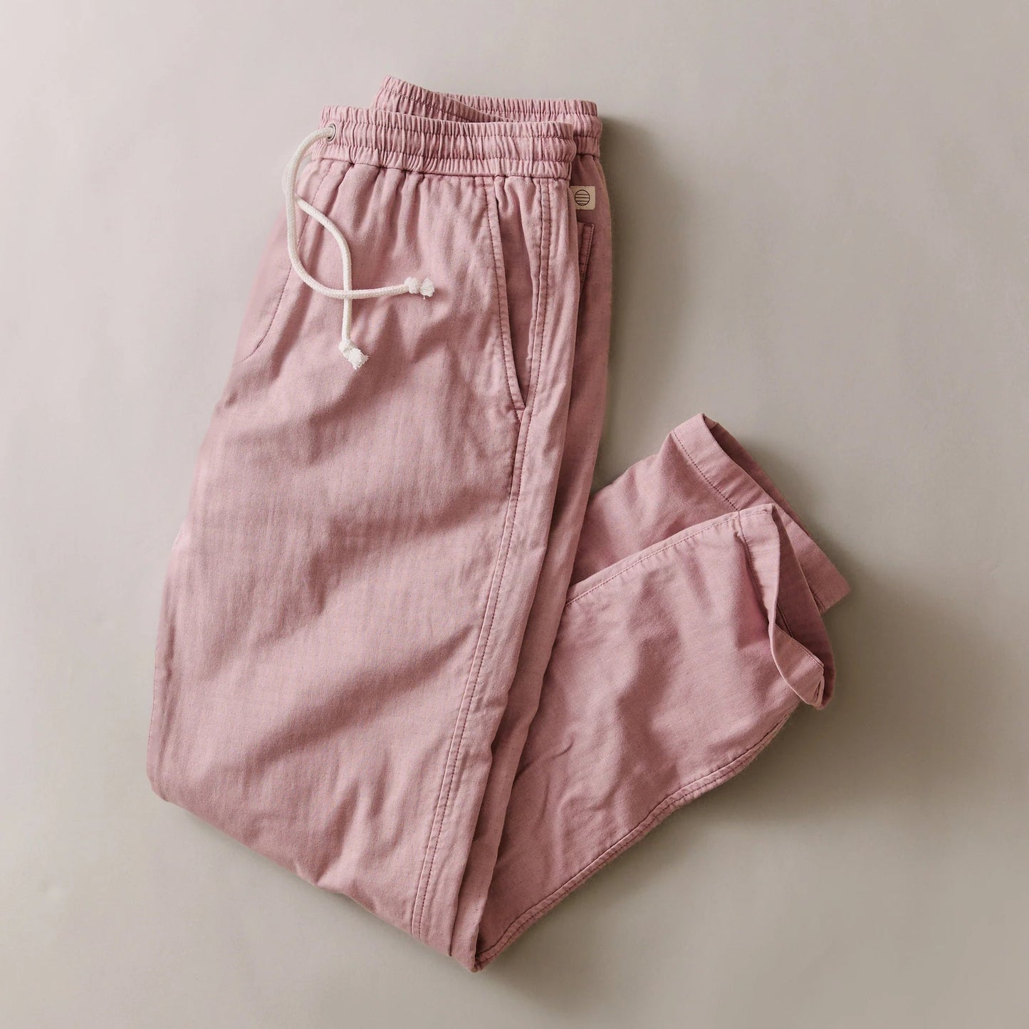 Marine Layer men's Saturday Beach Pant Slim Straight in Faded Brick