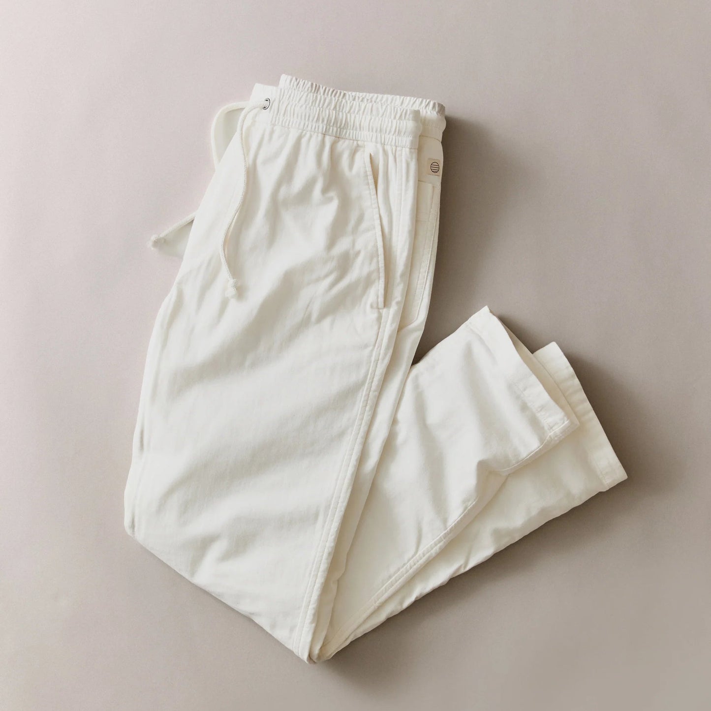 Marine Layer Saturday Beach Pant Slim Straight in White