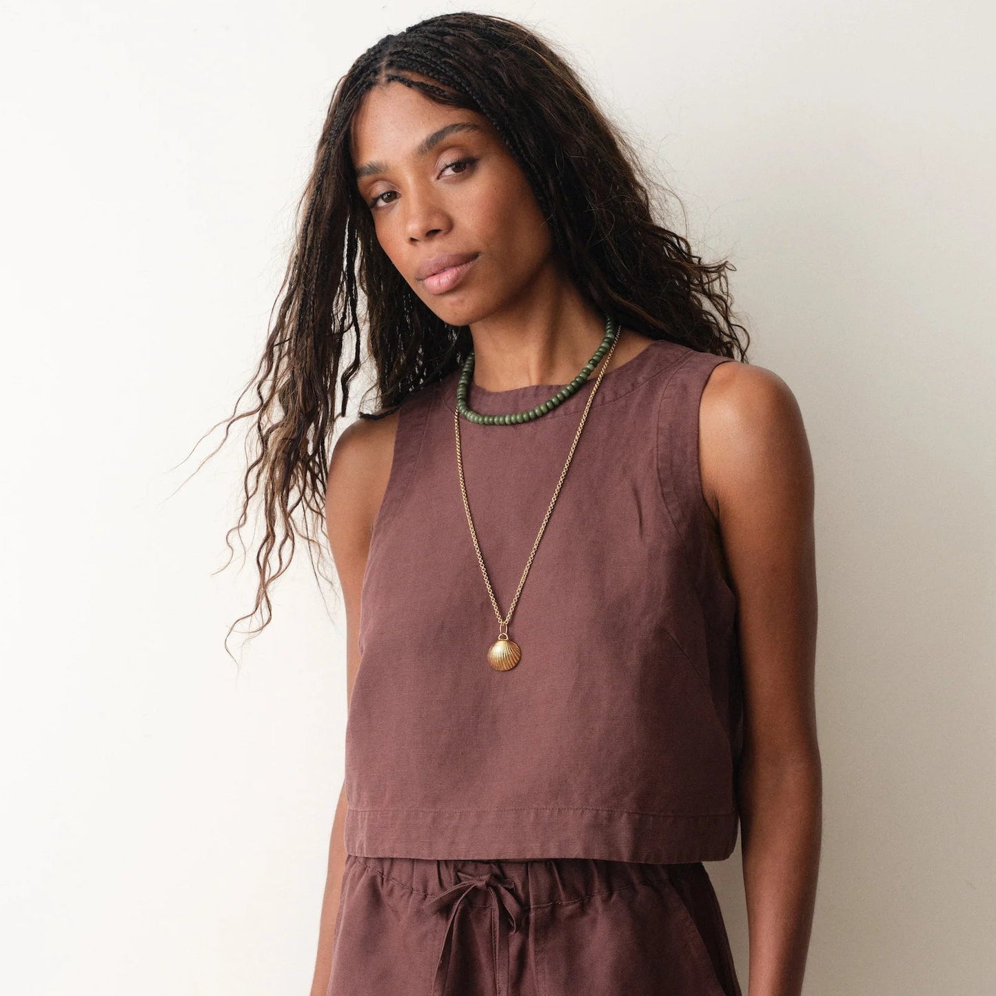 short linen tank dress 100% European Linen Tank Mini Dress in Deep Navy