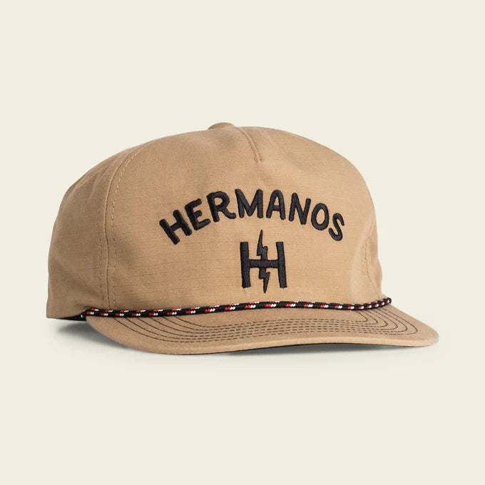 Howler Bros Hermanos Unstructured Snapback Hat - Khaki