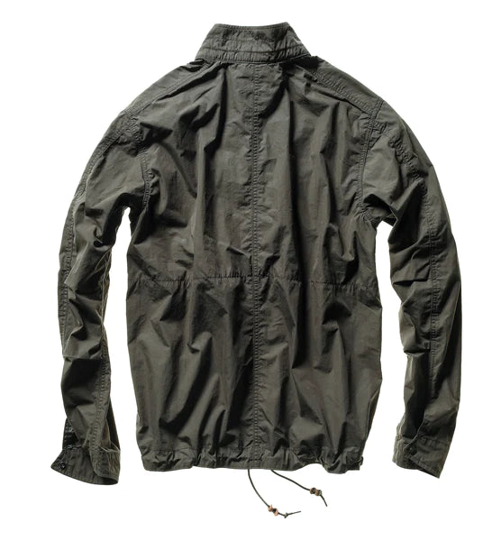 
                      
                        Back view of Relwen's Sailcloth Tanker in the color Dark Forest
                      
                    
