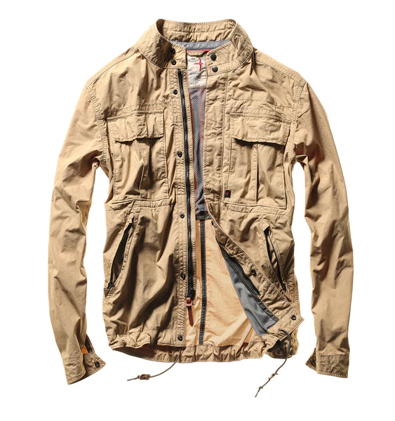 
                      
                        Relwen's Sailcloth Tanker in the color Khaki
                      
                    