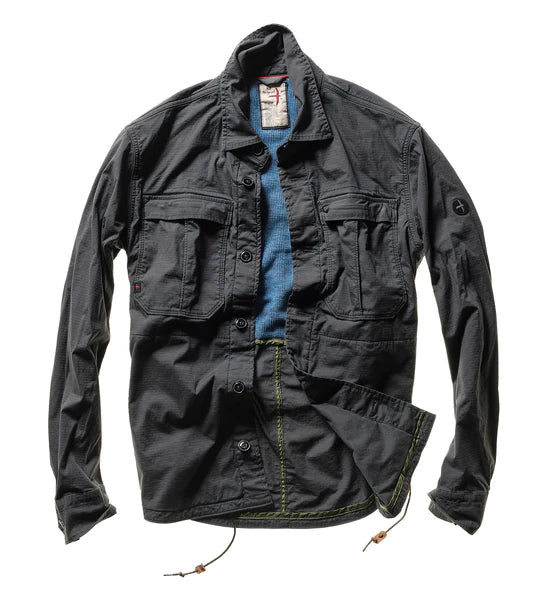 Relwen Ripstop CPO Shirt Jacket in the color Charcoal