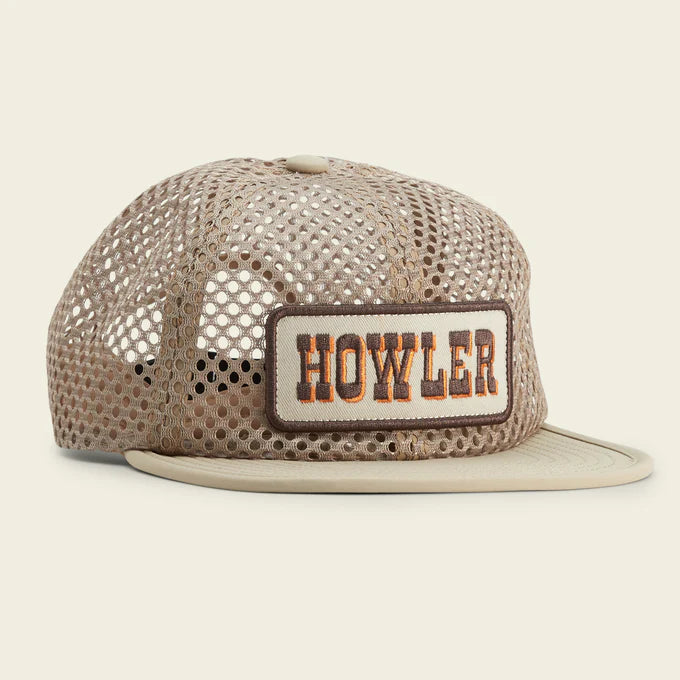 Howler Bros Feedstore Tech Strapback Hat - Khaki