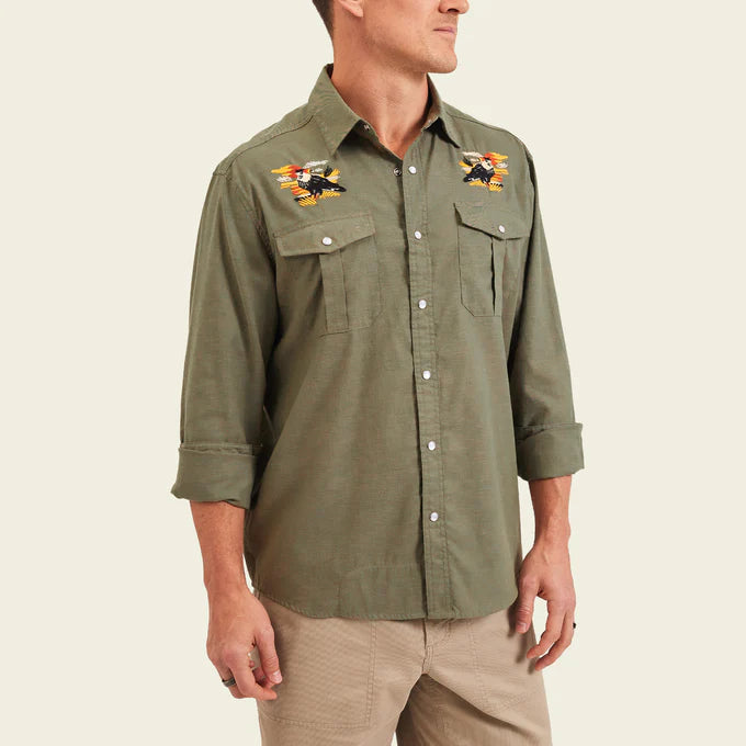 Howler Bros Gaucho Snapshirt - Caracaras