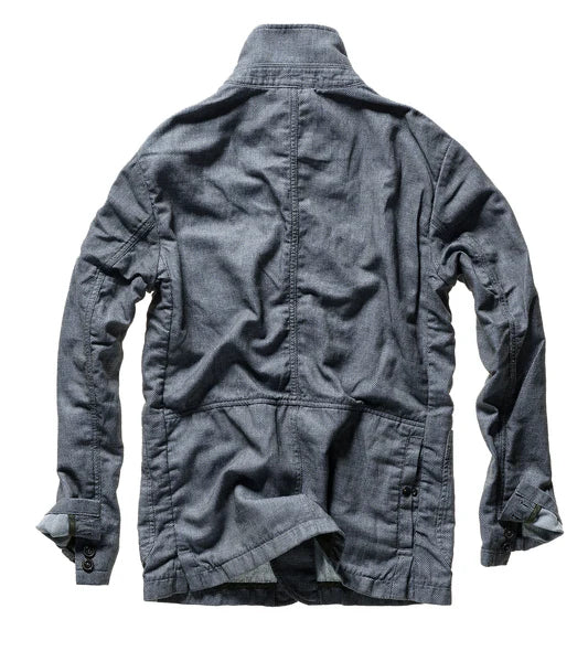 
                      
                        Men's lightweight blue jacket
                      
                    